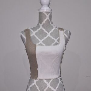 Colorblock Ribbed Tank Top